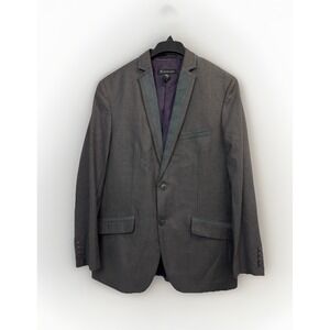 INC International Concepts Men's Size‎ M 40R Suit Jacket Grey Blazer Colorblock